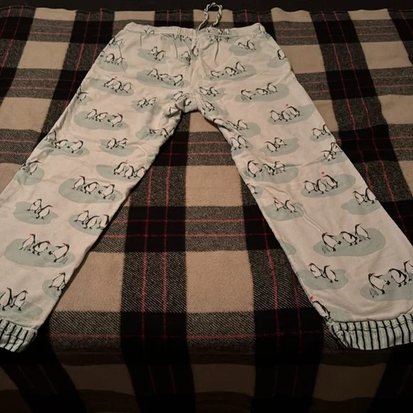 MUNKI MUNKI Penguins flannel Pajama set S - Picture 8 of 8